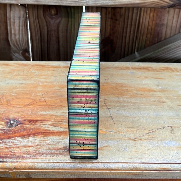 Space Blazer Rocket Ship in Outer Space Art Print on Wood with Hanger 10 1/8”L - Picture 3 of 4